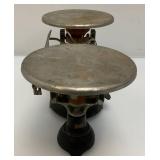 Antique Ohaus Scale And Kodak Red Filtered Dark Room Light