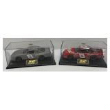 Two Vintage Revell Brand 1:24 Scale Die Cast NASCAR "Dale Earnhardt Jr." Cars In Display Boxes