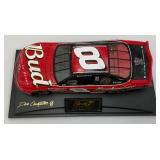 Two Vintage Revell Brand 1:24 Scale Die Cast NASCAR "Dale Earnhardt Jr." Cars In Display Boxes