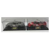 Two Vintage Revell Brand 1:24 Scale Die Cast NASCAR "Dale Earnhardt Jr." Cars In Display Boxes