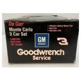 Vintage Collectible Die Cast Monte Carlo 3 Car Set DALE EARNHARDT Winston Select Race Car Set In Original Box