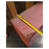 Vintage Metal National Oil Seals Safety Cabinet for Shop