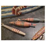 Cool Group of Nautical Themed Décor including Handmade Lures And Bobbers