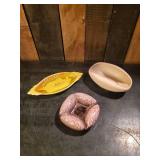 Vintage MCM Group of Decorative Glassware Enesco, Cal, Rosemeade Pottery