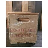 Solid Land o Lakes Creameries Wooden Crate 13"x 11" x 9"