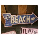 5 Fun Beach Metal Signs Maybe even great in the She Shed