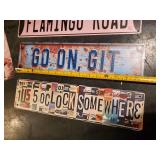 5 Fun Beach Metal Signs Maybe even great in the She Shed