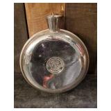 Antique Portland Metal Hot Water Bottle With Stopper