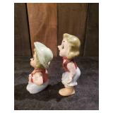 2 Highly Collectable Cowgirl Porcelain Figuines MCM