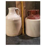 2 unique Early 20th Century Shoulder Jugs
