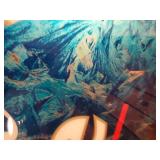 Extra Large Labatt Blue Heavy ManCave Mirrored Sign Approx. 4