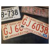 Nice lot of Vintage License Plates