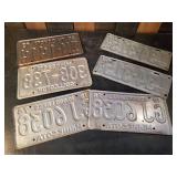 Nice lot of Vintage License Plates
