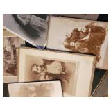 Large Group of Antique Photos and Cabinet Cards