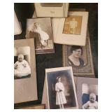 Large Group of Antique Photos and Cabinet Cards