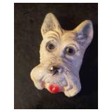 3 Highly Collectable Chalkware Wall Décor fish, Elephant, Dog