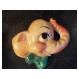 3 Highly Collectable Chalkware Wall Décor fish, Elephant, Dog