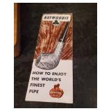 Collection of Vintage Smoking Pipes With Stand and Tobacco Jar