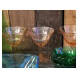 Large Collection of Misc. Colored Glass Mostly Blue and Green