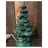 Mid Modern Ceramic Lighted Christmas Tree Working