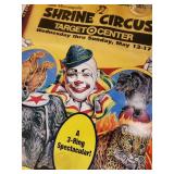 6 Colorful Shrine Circus Posters  18"x24"