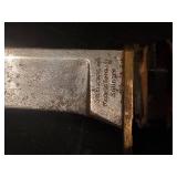 3 Vintage Straight Edge Knives Monarch, Western, and Others