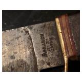 3 Vintage Straight Edge Knives Monarch, Western, and Others