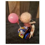 Vintage Very Cool Tin Toy Tricycle with Little Girl - MTU Korea