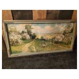 2 Very Collectible Gorgeous Vintage Framed Lithographs signed Atkinson Fox John Drescher Co. Inc