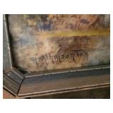 2 Very Collectible Gorgeous Vintage Framed Lithographs signed Atkinson Fox John Drescher Co. Inc