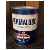 Lot of Motor Oil Cans  Valvoline, Rare Peralube Outboard Can and others