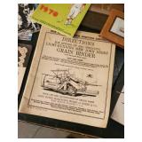 Vintage Manuals paperwork wallets and photos