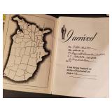 Vintage Manuals paperwork wallets and photos