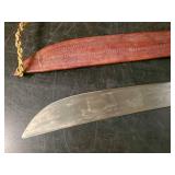Beautiful 29" Long Machete with Sheath Wow!!