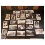 Lot of Very Cool RPPC Vintage Postcards  Railroad Accident, Fergus Falls Old Folks Home, Tornado, and More!