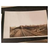 Lot of Very Cool RPPC Vintage Postcards  Railroad Accident, Fergus Falls Old Folks Home, Tornado, and More!