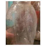 Vintage Metal Bottle Case and Vintage Bottles,  North Star Fergus Dairy, Marigold and others