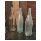 Vintage Metal Bottle Case and Vintage Bottles,  North Star Fergus Dairy, Marigold and others