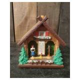 Classic German Weather House Used to predict Humidity