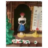 Classic German Weather House Used to predict Humidity