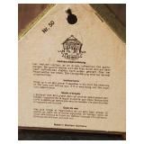 Classic German Weather House Used to predict Humidity