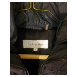 Size Small Like new True Down Filled Calvin Klein Jacket Black