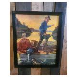 Grain Belt Beer J.F. Kernan End of a tough Day Framed Artwork