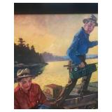 Grain Belt Beer J.F. Kernan End of a tough Day Framed Artwork