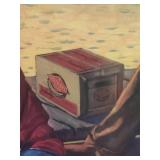 Grain Belt Beer J.F. Kernan End of a tough Day Framed Artwork