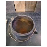 Antique Cast Iron Muller or Posset Pot Tri Foot