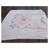 Beautiful Large Chenille sewn Penneys Fashion Manor Bed Spread