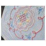 Beautiful Large Chenille sewn Penneys Fashion Manor Bed Spread