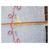 Beautiful Large Chenille sewn Penneys Fashion Manor Bed Spread