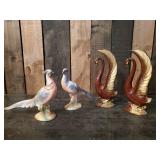 Gorgeous Ceramic Bird Décor, Stewart-B=McCulloch, and others